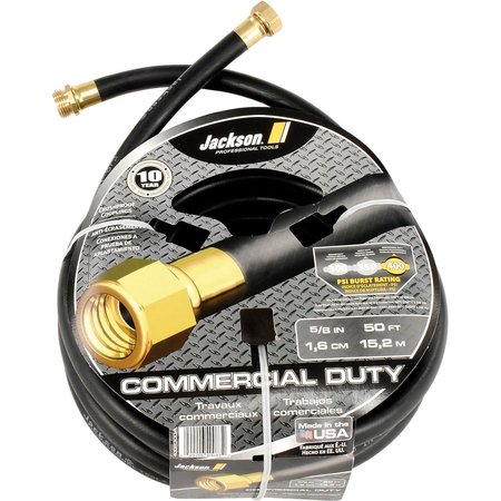 Jackson Professional Tools 5/8 X 50' Rubber Commercial Garden Hose 4008300A